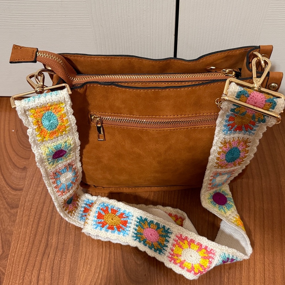 Crossbody Purse Multicolor Detachable Adjustable Purse Strap NEW - Picture 4 of 5